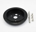 1 Black Steering Wheel Spacer Kit For 9 Hole To 3 Adapter 
