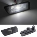 Nslumo White Front Bumper Led Side Marker Lights For Golf Mk6 Gti Smoked Lens Replace Oem Sidemarker Lamps