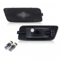 Nslumo White Front Bumper Led Side Marker Lights For Golf Mk6 Gti Smoked Lens Replace Oem Sidemarker Lamps