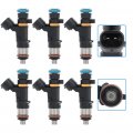 Fuel Injector Ocpty 6pcs 4 Holes Replacement Injectors Engine Part Fit For 05-08 Infiniti Fx35 05-07 G35 06-08 M35 05-06 350z