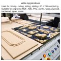Uxcell 10pcs Wood Carving Router Bit Titanium Coated Solid Carbide Cnc Engraving V Groove Bits 1 8 3 175mm Shank 0 2mm Tip 20