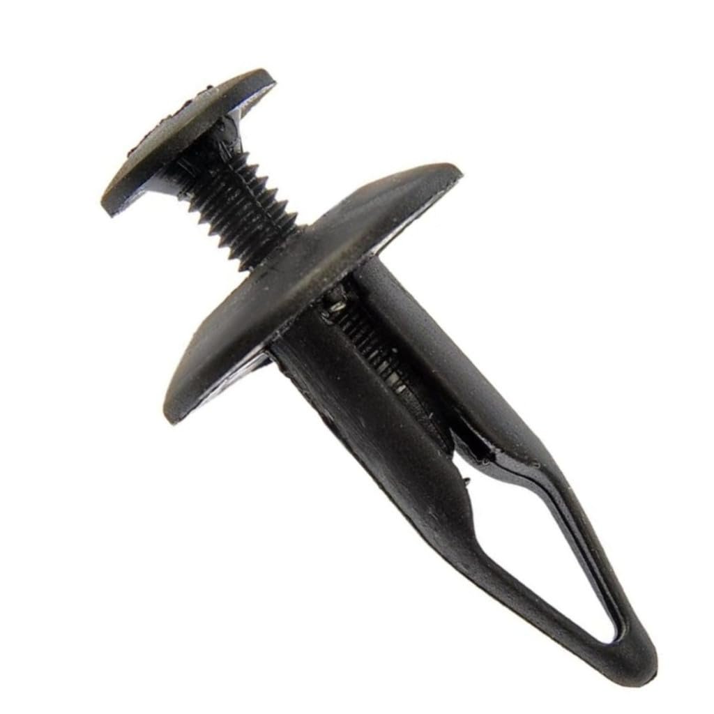 Nylon Blind Rivets Black Screw Type Head Large Flange 0 25 In Hole Size Alx-pau-rb-700-553-cl360a50 Pieces