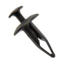 Nylon Blind Rivets Black Screw Type Head Large Flange 0 25 In Hole Size Alx-pau-rb-700-553-cl360a50 Pieces