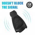 Uxcell 3 Buttons Key Fob Remote Case Shell Replacement For Mercedes Benz C E B S Class Cls Clk Ml Slk Cl