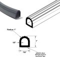 Automotive Water And Weather Resistant Adhesive Back Closed Cell Sponge Rubber Seal Black 1 Height 7 8 Backing 10 Ft