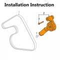 Waltyotur Serpentine Belt Tensioner Replacement For Chevy Cruze Sonic Trax Buick Encore 25195388 55565236