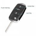 X Autohaux 2pcs 315mhz Nbg010180t Replacement Keyless Entry Remote Car Key Fob For Volkswagen Golf Gti Tiguan Passat Touareg