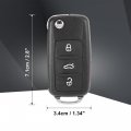 X Autohaux 2pcs 315mhz Nbg010180t Replacement Keyless Entry Remote Car Key Fob For Volkswagen Golf Gti Tiguan Passat Touareg