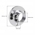 Uxcell Closet Wardrobe Rod Flange 16mm 0 63inch Dia Socket Bracket Support Holder For Pipe 10pcs
