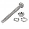 Uxcell 10pcs 304 Stainless Steel M6x60mm Hex Bolts W Nuts And Washers Assortment Kit