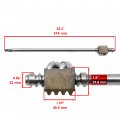 Caltric Steering Shaft Compatible With Kubota 67211-41120 6721141120 Tractor
