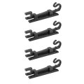 Offset Slide Bolt Wrought Iron Antique Vintage Reproduction 5 With Catch Renovators Supply Manufacturing Set Of 4 