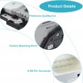 Power Door Lock Latch Actuator Front Left Driver Side With 9 Pin Connector Model 3c1837015a Part Dla041
