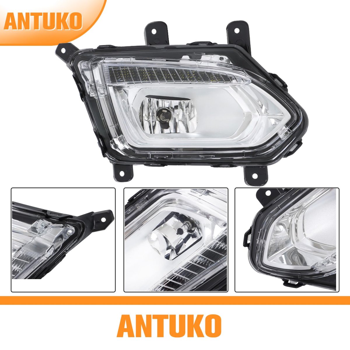 Passenger Side Fog Light Assembly For Equinox 2016 2017 Front Right Daytime Running Lamp Replacement Gm2593316 23375569