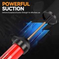 Auto Dynasty Portable Oil Gas Siphon Pump Transfer Kit With Wersatile Air Hose And Tool Set For Multipurpose Use Red 1
