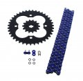 Fits Honda Trx250r 250r 520-98 Blue O Ring Chain Sprocket Black 14 39