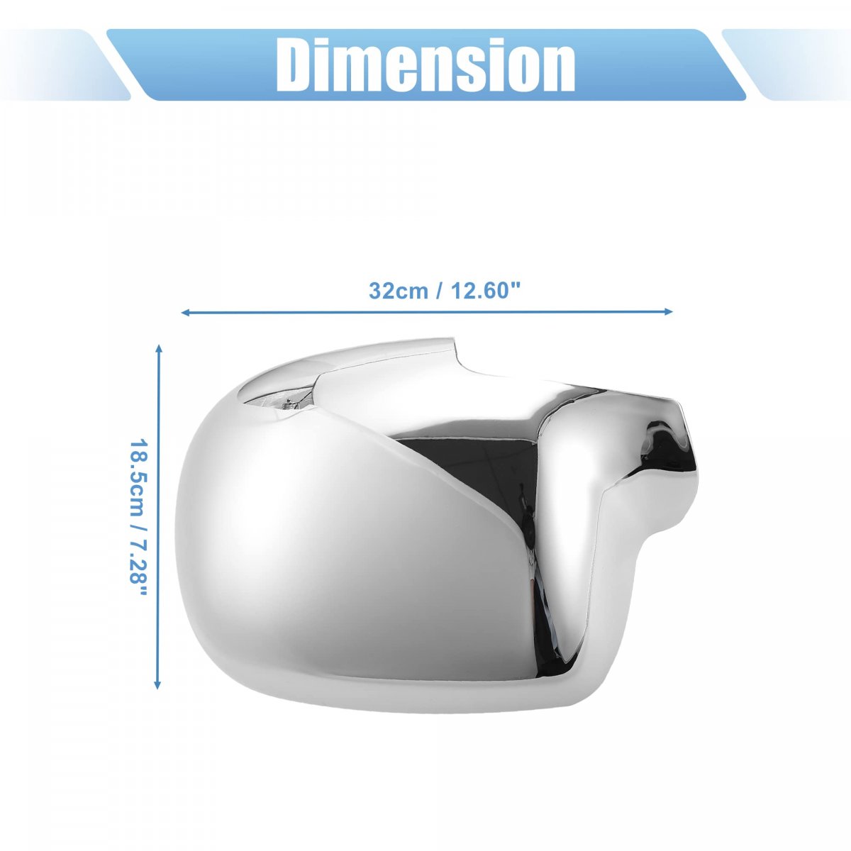 Pair Car Exterior Chrome Plated Power Full Mirror Cover Cap For Gmc Sierra 3500 2001-2006 Chevrolet Silverado