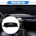 Vekauto Dashboard Cover Compatible For Chevy Silverado 2007-2013 Durable Polyester Black Front Dash Mat