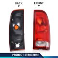 Tail Lights Rear Lamps Assembly Pair W O Bulbs For Ford F150 Stepside 1997-2004 Fit F250 F350 F450 F550 Super Duty 1999-2007