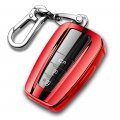 Qbuc For Toyota Key Fob Cover Withchain Soft Tpu Case All-around Protection Key 2018-2021 Camry Rav4 Avalon C-hr Prius Corolla 