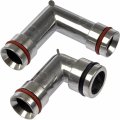 Heater Hose Elbow For Chevy Lumina 1998 1999 Aluminum Silver 0 866 In Outside Diameter Slip Fit 12565082 24503423 90 Degrees 