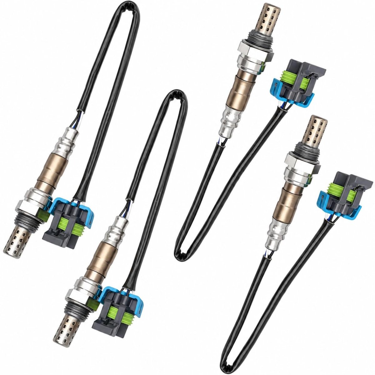 O2 Oxygen Sensor Upstream And Downstream 4pcs 250-1128 250-24491 For Chevy Express Gmc Savana 1500 2500 3500 4 3l 4 8l 5 6 0l