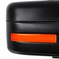 Aintier Towing Mirror Compatible With 2004-2014 Ford For F-150 Series Tow Power Adjusted Heated No Turn Signal Light Black