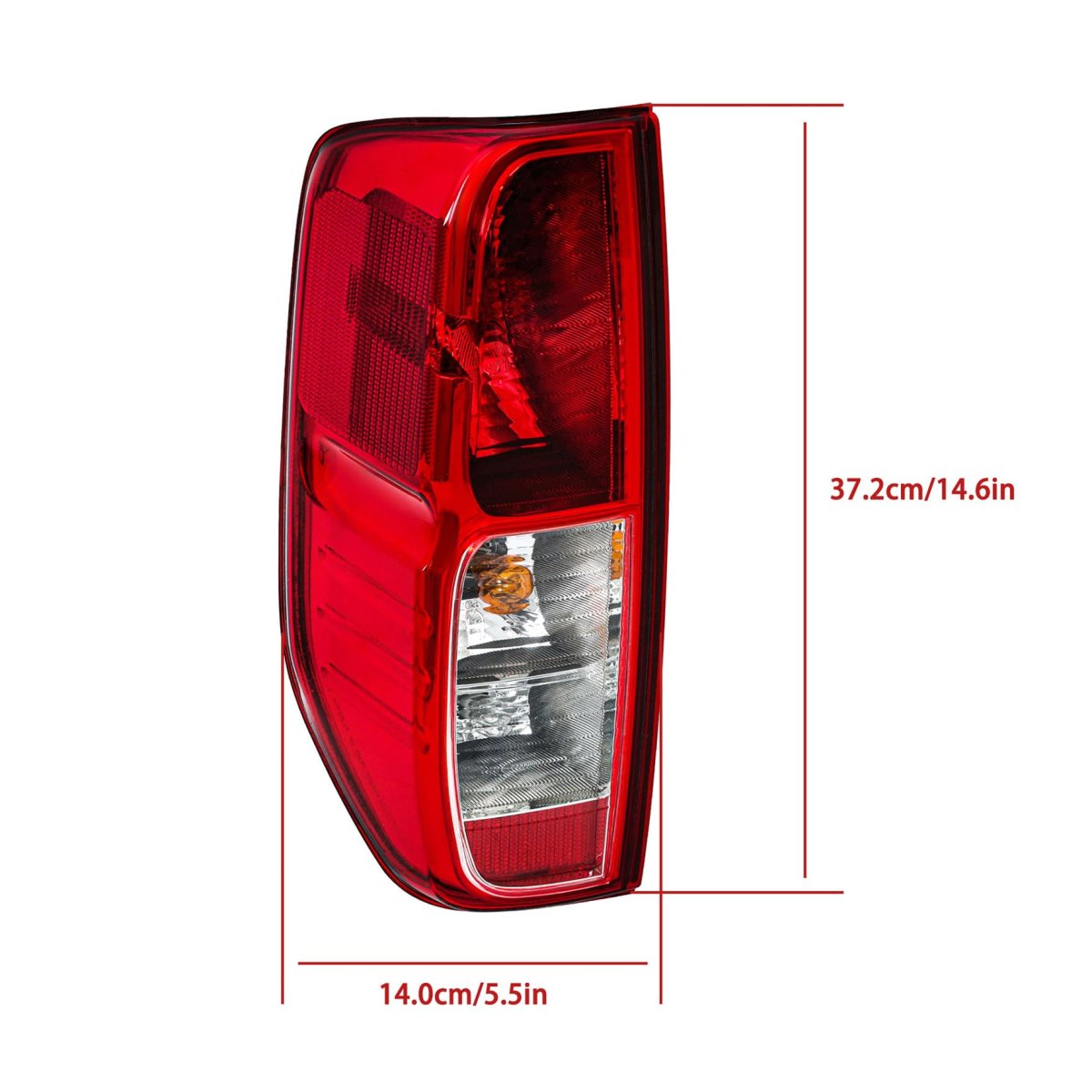 Halogen Tail Light Replacement For Frontier 2005 2021 Equator 2009 2012 Driver Left Side Rear Clear Lens Lamp With Bulbs