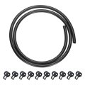 3 Feet Fuel Line Hose 16 Inch 5mm Id Silicone With 10pcs Clamps Petrol Gas Tube For Motorcycle Dirt Pit Bike Atv Snowmobile 