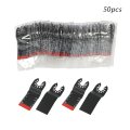 50 Pcs 1-3 8 Bi-metal Oscillating Multitool Blades Metal Cutting Set Universal Saw Multi-purpose Blade For Wood Plastic