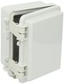 Bud Industries Nbf-32302 Plastic Outdoor Nema Economy Box With Solid Door 5-7 64 Length X 3-59 Width 2-3 4 Height Light Gray 