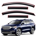 Lightronic Wv194263 In-channel Side Window Visor Deflector Vent Rain Guard Dark Smoke Shatterproof Auo Shades 4-pieces Set Fit 