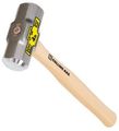 Collins Forged High Carbon Steel Head Milled Face Engineer Hammer 16 In L X 1 8 Dia Hickory Wood Handle German Style 