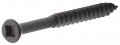 Fas-n-tite Trim Screws 6 X 1 5 8 In Black Phosphate Carbon Steel Square Drive And Type 17 Point For Decking Cabinets 1192 Pack 