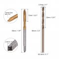 Uxcell M3 X 0 5 Spiral Point Thread Tap And 2 5mm Drill Bit Set Metric Titanium Plated Cobalt High Speed Steel Machine Screw