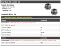 Front Wheel Bearing Hub Assembly Set Of 2 Compatible With 2016-2019 Kia Optima