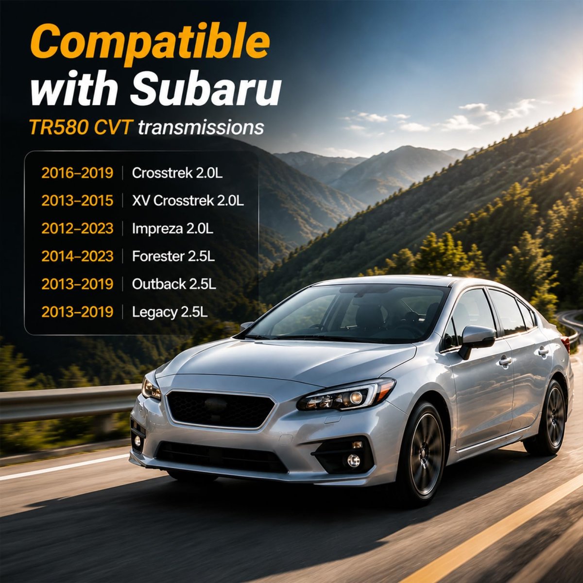 Cvt Transmission Cover Gasket For Subaru Tr580 Replace 31338aa020 Trans Oil Pan Steel 12 Mounting Holes Crosstrek Xv Forester