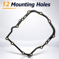 Cvt Transmission Cover Gasket For Subaru Tr580 Replace 31338aa020 Trans Oil Pan Steel 12 Mounting Holes Crosstrek Xv Forester