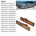 Side Marker Lamp Housing 2pcs Front Light Cover Car Lens Replacement Light 63141377849 For E30 E32 E34 318i 325i 525i 735i