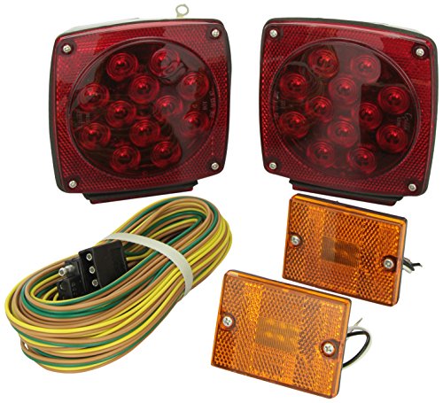 Replacement Sidemarker Grote 47852-5 Red Submersible LED Trailer Lighting Kit 