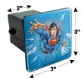 Superman Breaking The Ice Tow Trailer Hitch Cover Plug Insert