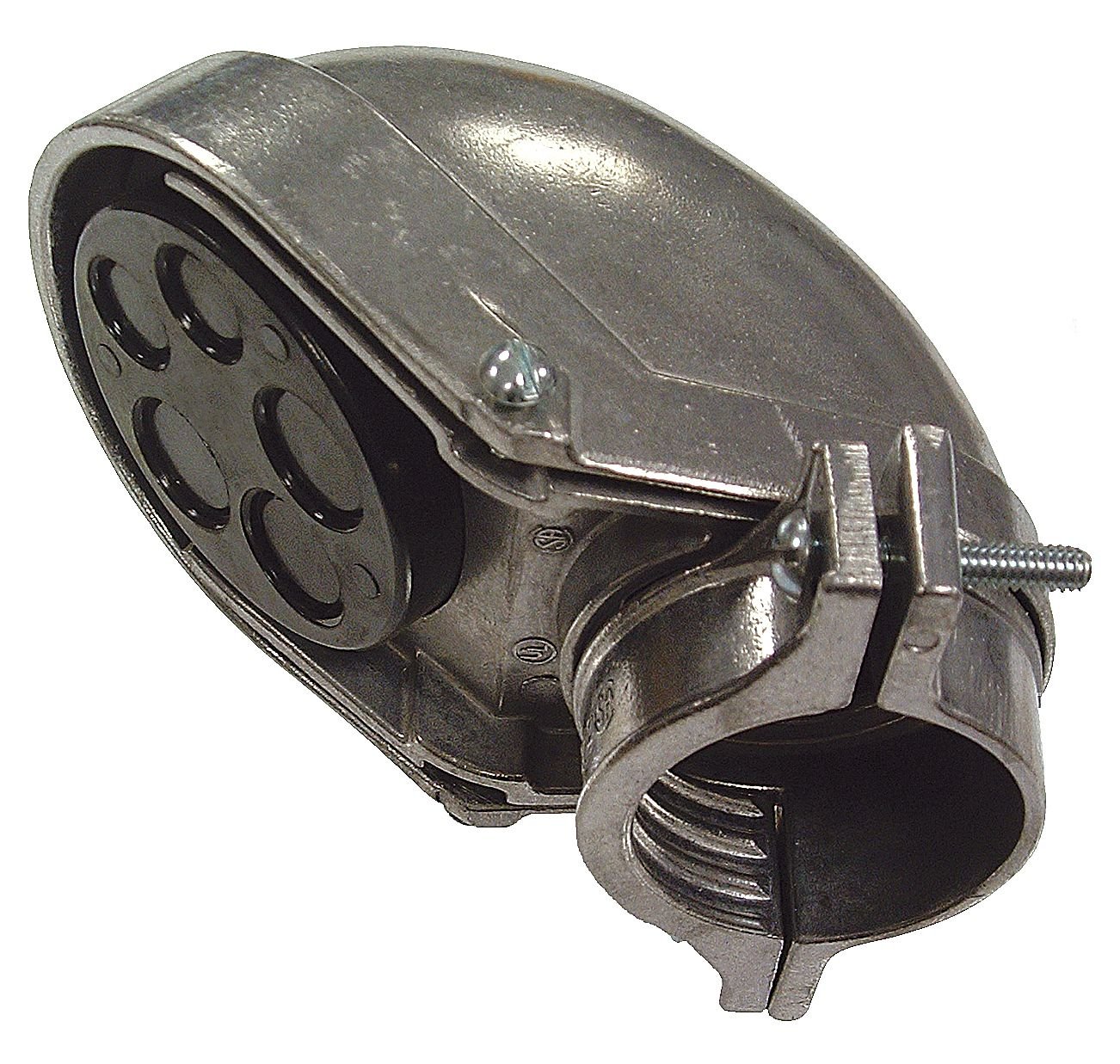 Hubbell-raco 2405-5 Clamp-type Emt Or Rigid Imc Aluminum Entrance Head 1-1 4-inch