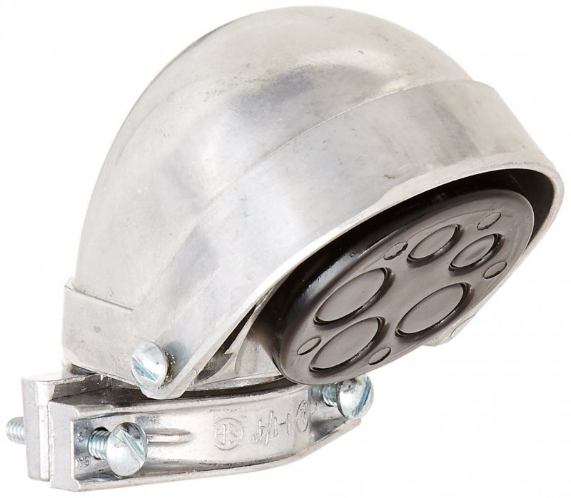 Hubbell-raco 2405-5 Clamp-type Emt Or Rigid Imc Aluminum Entrance Head 1-1 4-inch