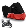 Waterproof Motorcycle Cover For Royal Enfield Himalayan And Super Meteor 650 420d Oxford Cloth Red Heavy Duty All Weather Dust 