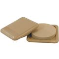 Shepherd Hardware 9336 3-inch Reusable Slide Glide Furniture Mover Pads 4-pack Tan 