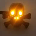 Qgshop Universal Skull Led Turn Signals Blinker Indicator Lights Motorcycle Cruiser Bobber Chopper Touring Atv Scooter Offroad