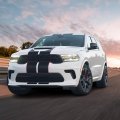 Ikon Motorsports Front Bumper Lip For 2021-2025 Dodge Durango 2021 Hellcat Style Unpainted Black Pp Polypropylene Air Dam Chin