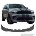 Ikon Motorsports Front Bumper Lip For 2021-2025 Dodge Durango 2021 Hellcat Style Unpainted Black Pp Polypropylene Air Dam Chin