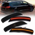 Nslumo Led Side Marker Lights Replacement For 2017 2018 2019 2020 2021 2022 Chrysler Pacifica Amber Front Rear Red Markers Left