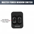 X Autohaux F57z14529b F57z-14529-b Car Master Power Window Switch Front Driver Side Ford For Ranger 2 3l 3 0l 4 1995-2007 Black